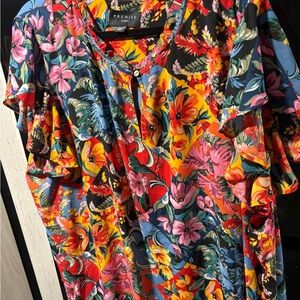 Premise Colorful Floral Dress